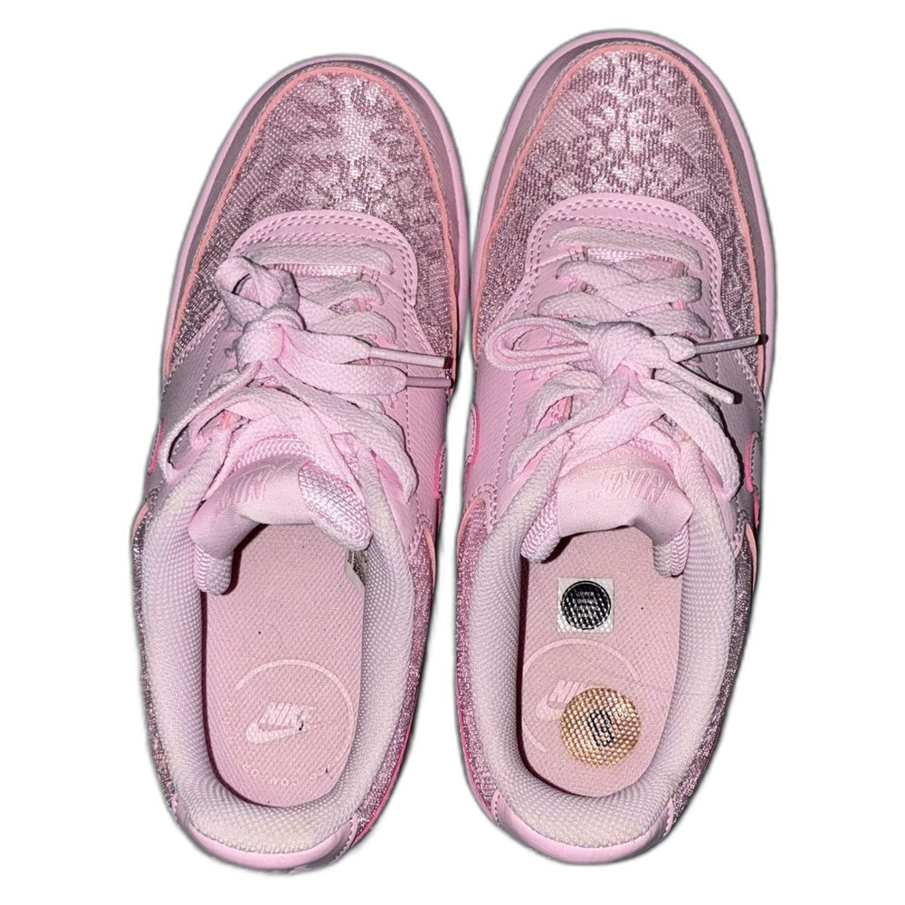 Nike Air Force 1 Low – Pink Lace/Glitter, Women’s 8 - Picture 4 of 8